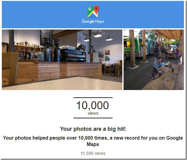 Your photos reached a new record on Google
